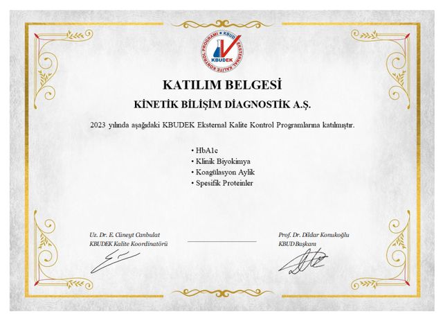 KBUDEK 2023 — Ngoại kiểm HbA1c, Sinh hóa, Đông máu, Protein đặc hiệu