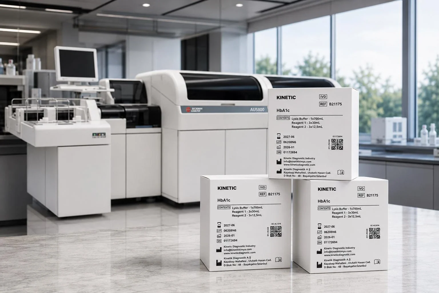 Máy xét nghiệm sinh hóa Beckman Coulter AU sử dụng hóa chất Kinetic